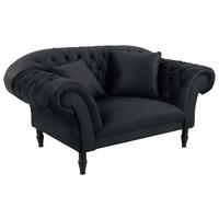 Xxl-sessel Cupido - Anthrazit/Schwarz, Design, Textil (180/94/103cm) - MID.YOU
