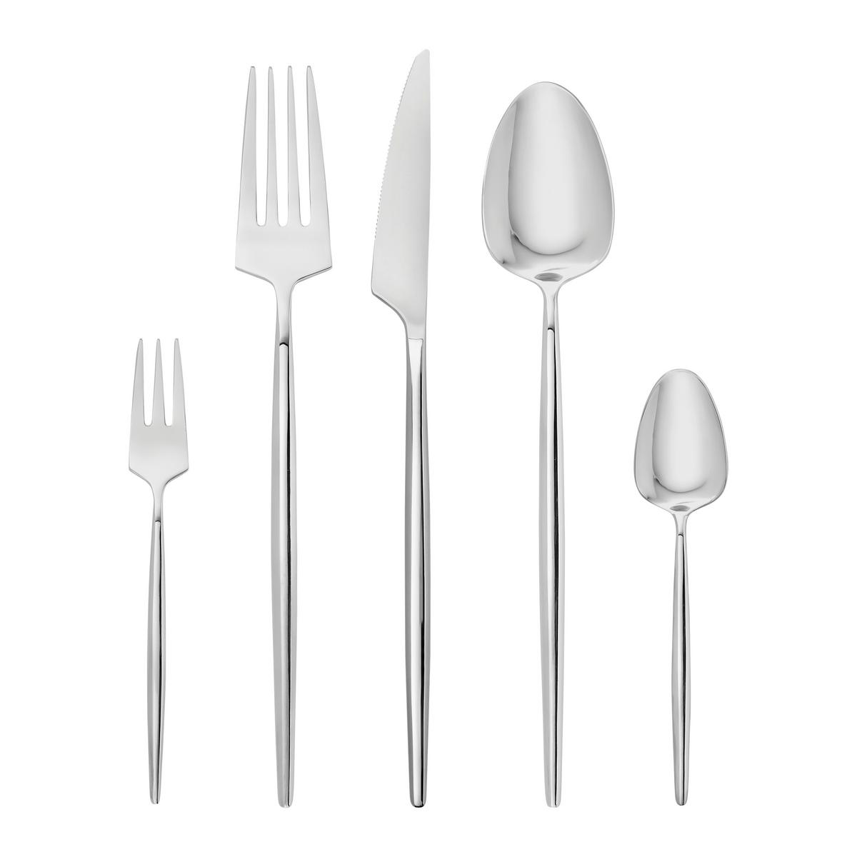 nôž ELEGANCE - farba ušľachtilej ocele, Modern, kov (23,2cm) - Mömax