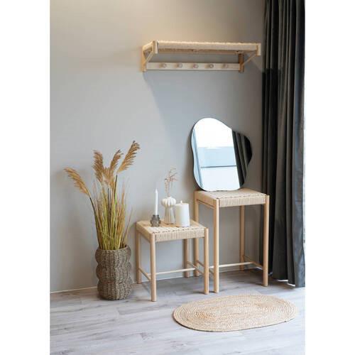 Kunstpflanze Hellbraun Schwarz H: 110 cm - Hellbraun/Schwarz, Basics, Kunststoff (110cm)