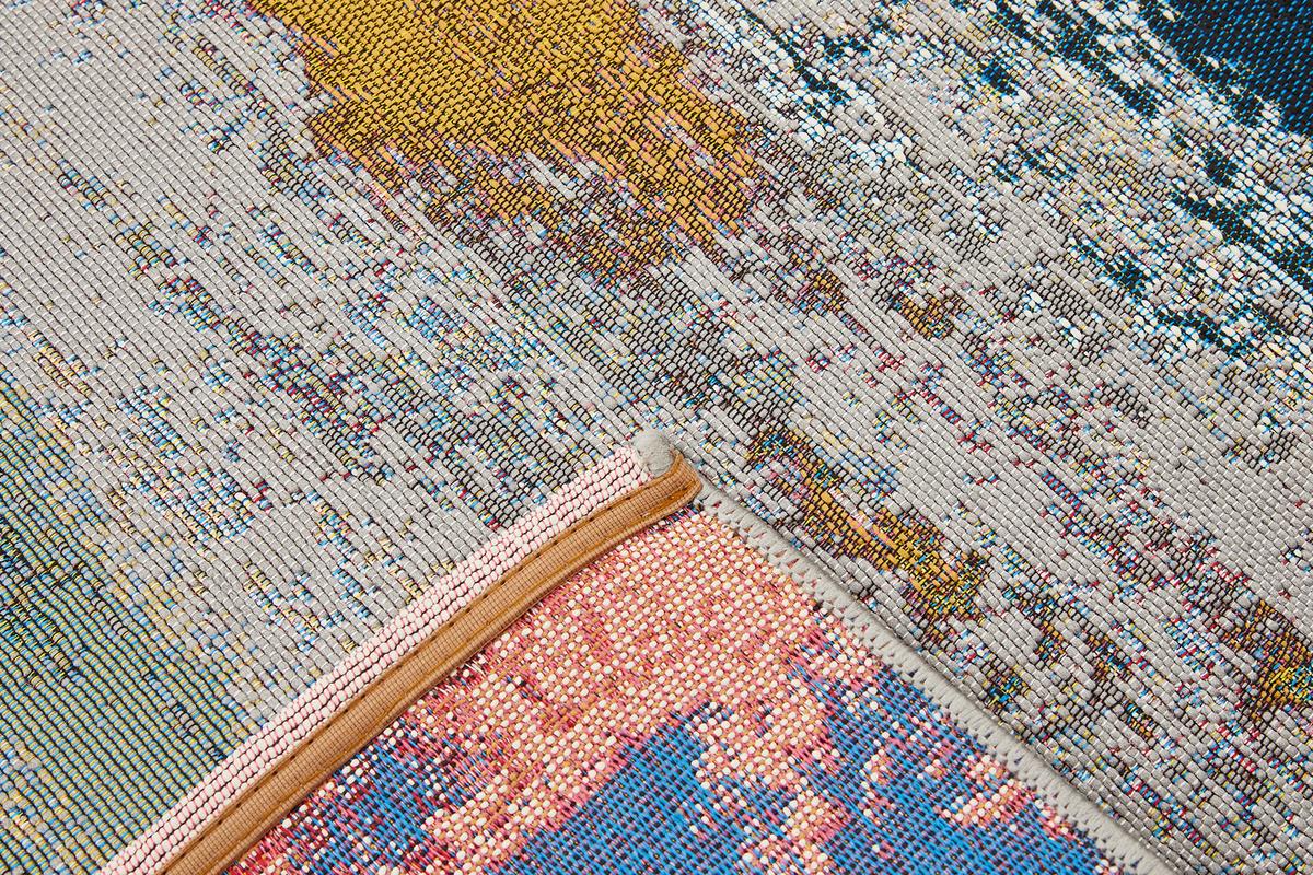 KOBEREC TKANÝ NA PLOCHO PORTLAND - vícebarevná, plast (120/170cm)