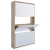 Schuhschrank Stido XL Honigeiche Dekor B: 63 cm - Honigeiche, KONVENTIONELL, Holzwerkstoff (63/111,6/17cm) - MID.YOU