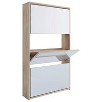 Schuhschrank Stido XL Honigeiche Dekor B: 63 cm - Honigeiche, KONVENTIONELL, Holzwerkstoff (63/111,6/17cm) - MID.YOU