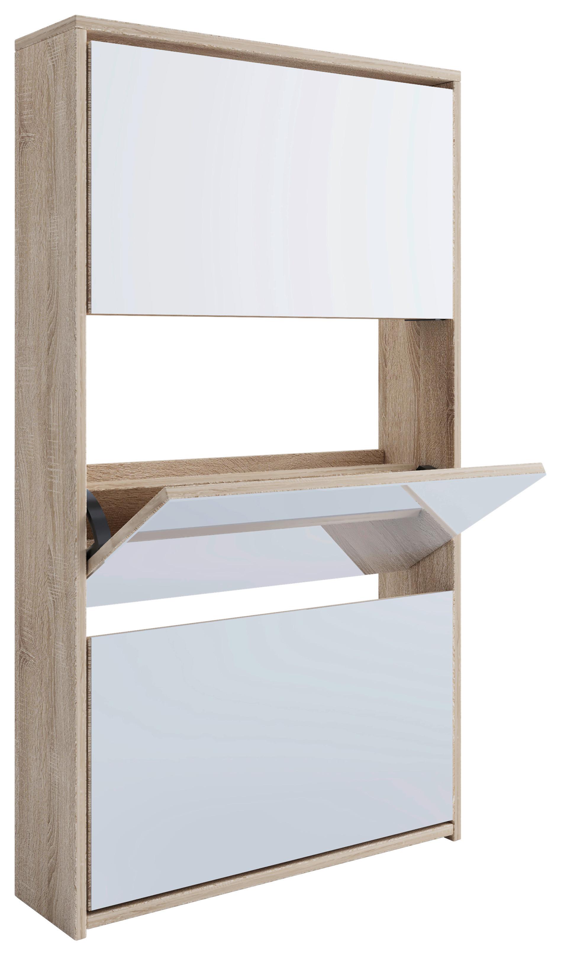 Schuhschrank Stido XL Honigeiche Dekor B: 63 cm