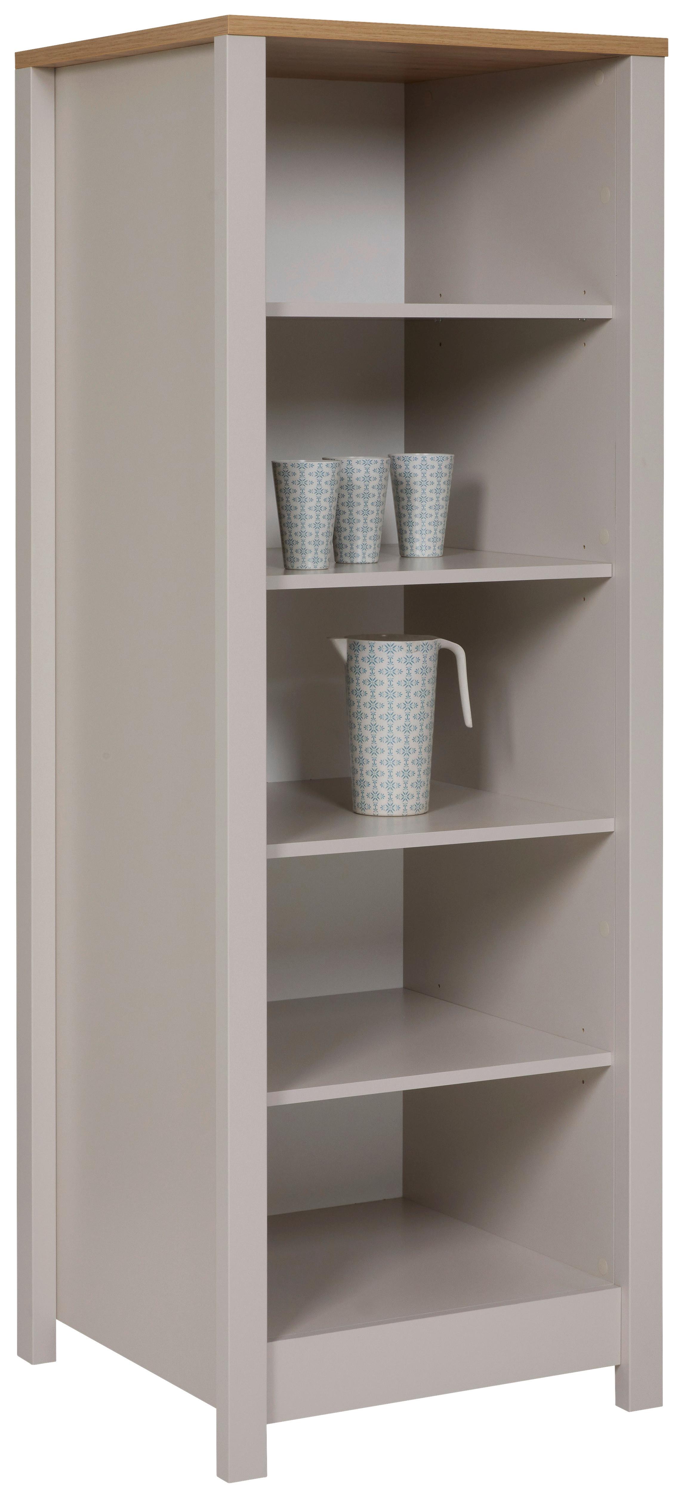 Standregal Sardegna - Kaschmir/Eiche Artisan, ROMANTIK / LANDHAUS, Holzwerkstoff (60/167/60cm)