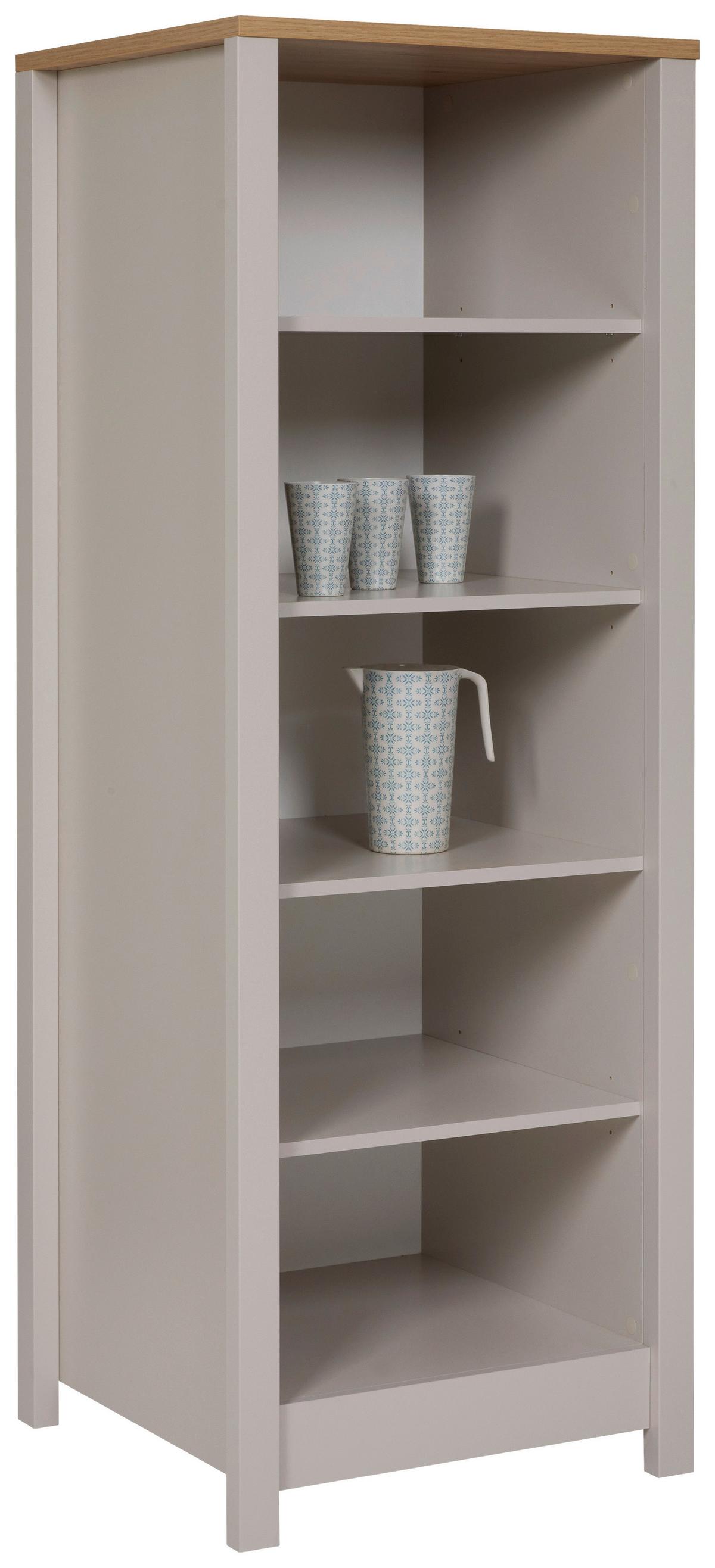 Standregal Sardegna - Kaschmir/Eiche Artisan, ROMANTIK / LANDHAUS, Holzwerkstoff (60/167/60cm)