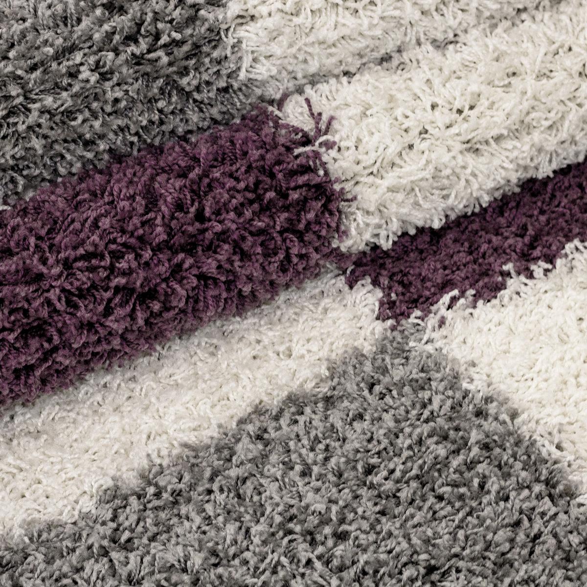 Hochflor Teppich Lila Gala 240x340 Cm - Lila, Design, Textil (240/340cm)