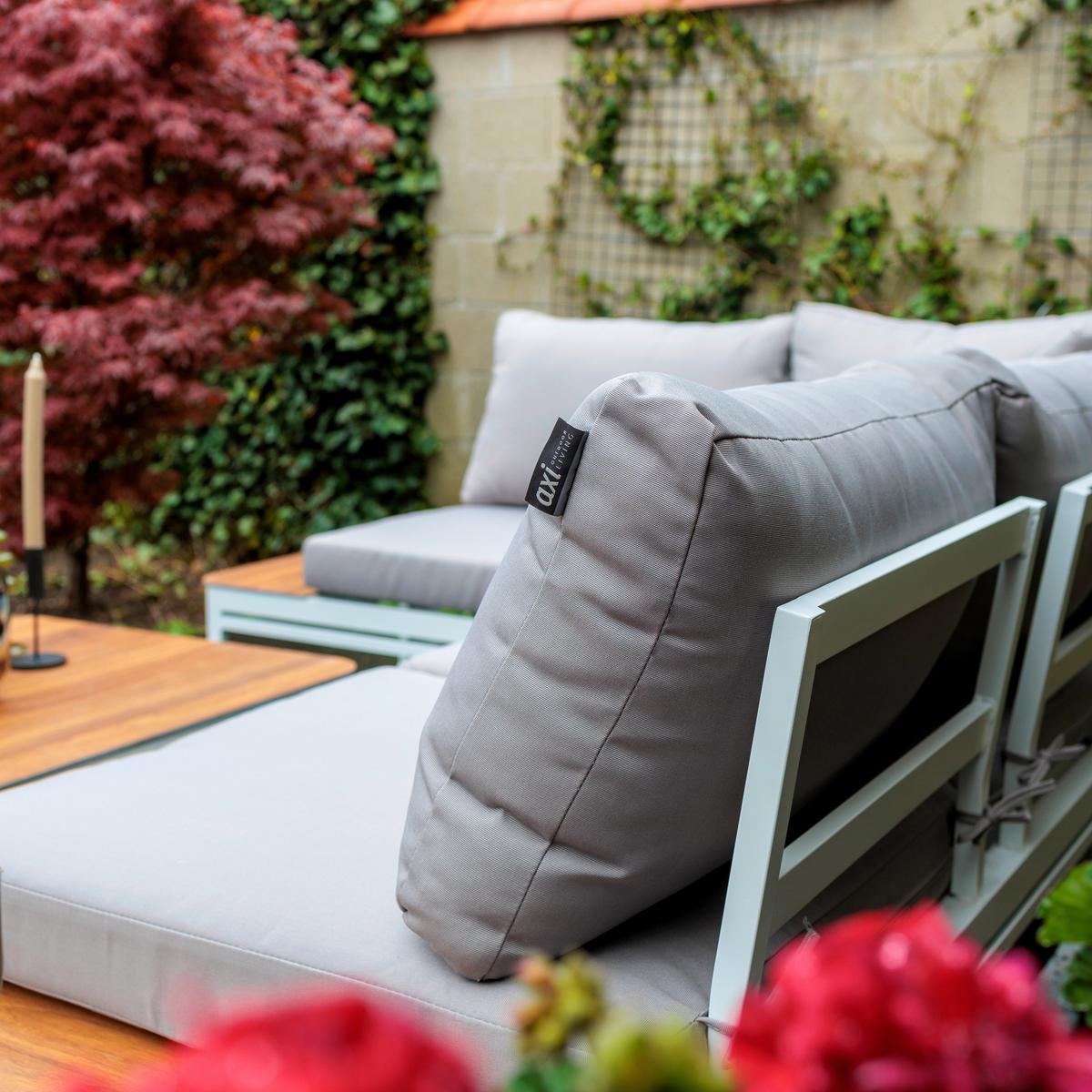 Dining-Loungeset Eos - Eichefarben/Braun, Basics, Metall (226/157/65cm) - Ambia Garden