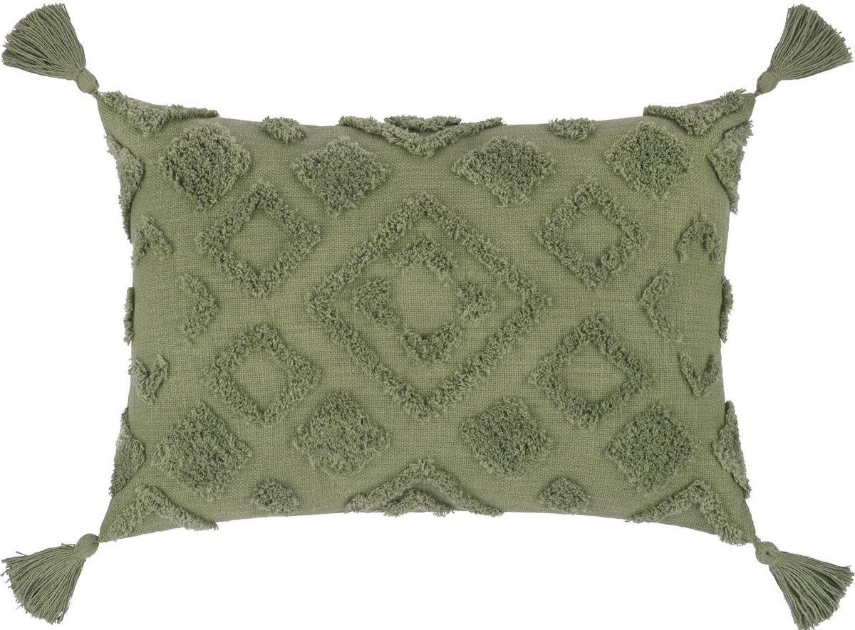 DEKORAČNÍ POLŠTÁŘ Ibiza, 40/60cm, zelená - zelená, Moderní, textil (40/60cm) - Premium Living