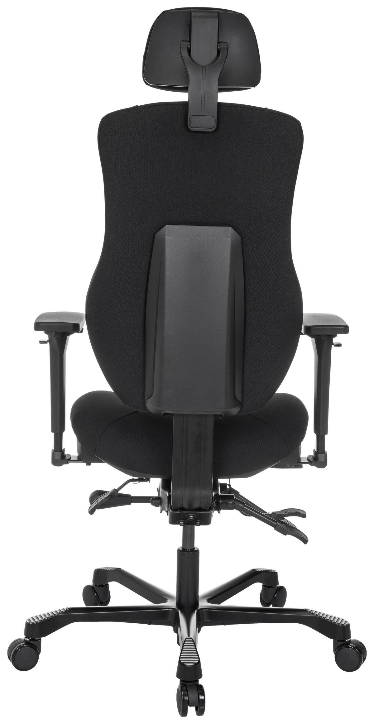 Drehstuhl 24 Hours Basic Schwarz B: 68 cm - Schwarz, MODERN, Kunststoff/Textil (68/109 - 151/70cm) - MID.YOU