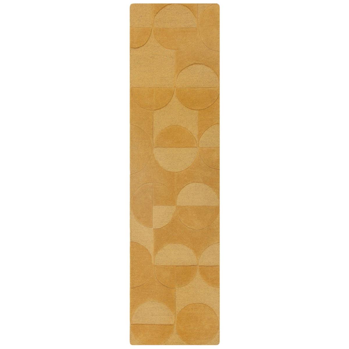 Wollteppich 503119373936 - Gelb, Basics, Textil (60/230cm)