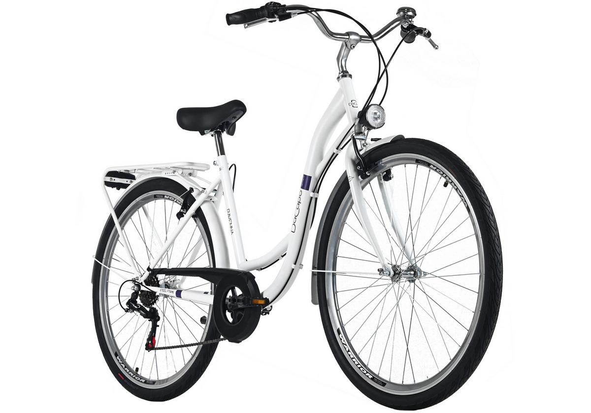 Trekkingrad Damen 28 Zoll - Weiß, LIFESTYLE, Metall (25/140/60cm)