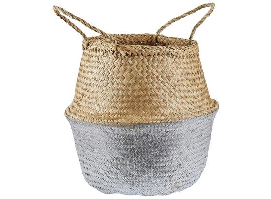 Nádoba Na Květináč Dalilah - šedá/přírodní barvy, přírodní materiály/umělá hmota (38/40cm) - Modern Living Nádoba Na Květináč Dalilah - šedá/přírodní barvy, přírodní materiály/umělá hmota (38/40cm) - Modern Living