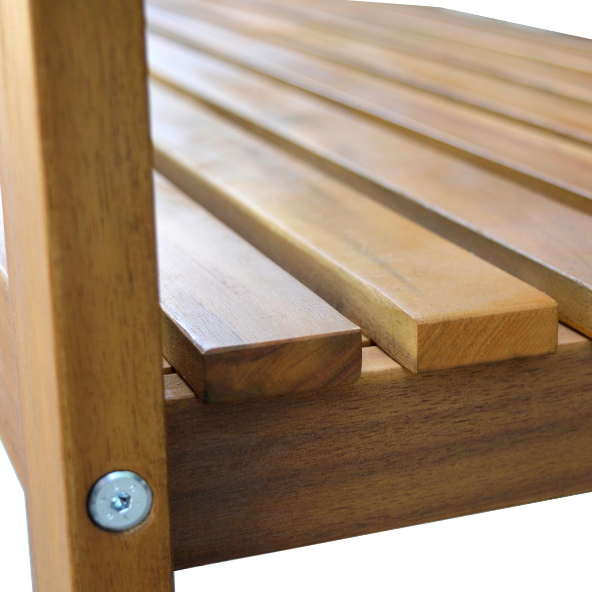 3-sitzer-bank Ph-Aca-3gb-Rose - Akaziefarben, Basics, Holz (157/48,5/82cm)