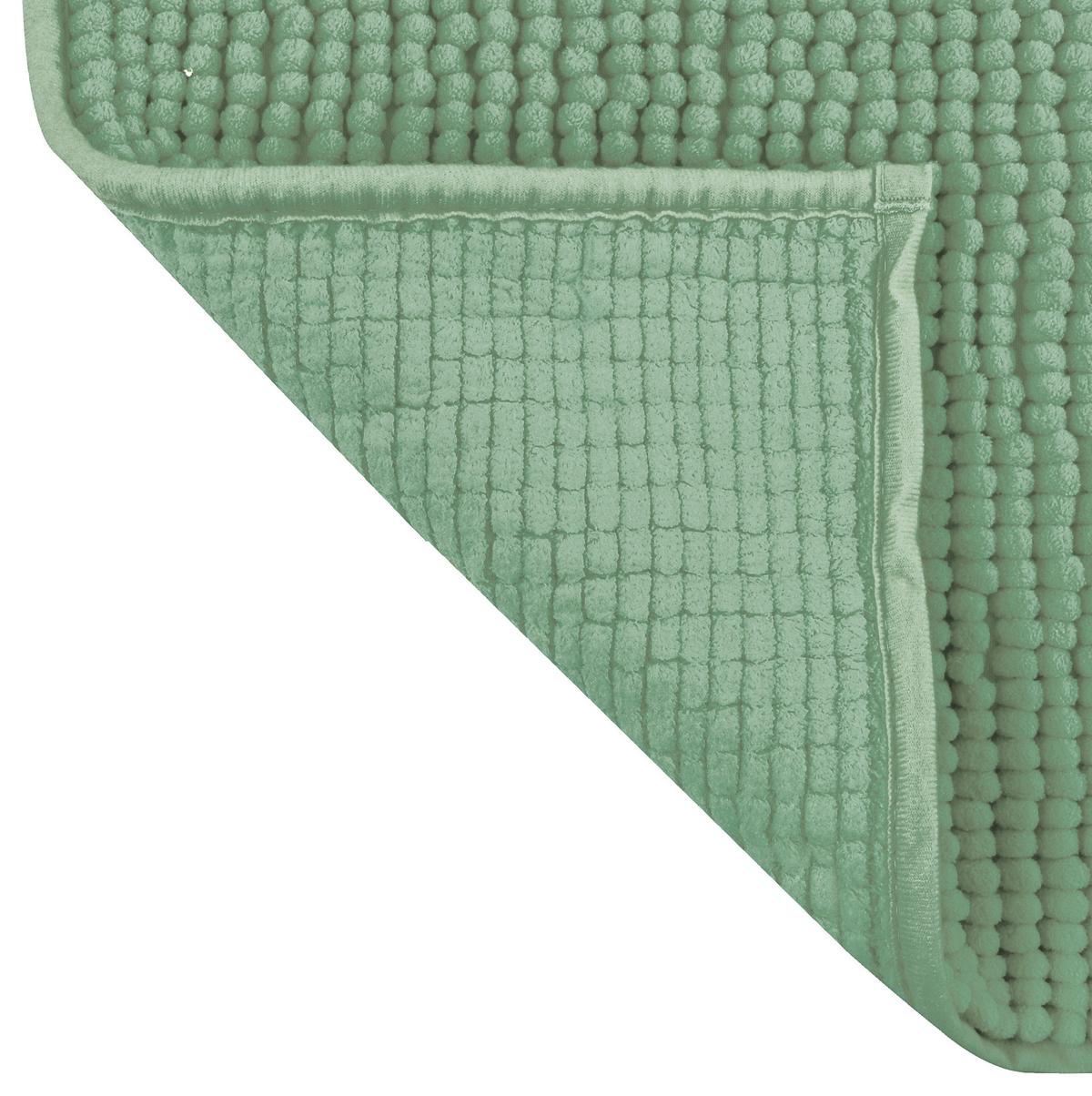 Badteppich Grün 50/80 Cm - Grün, KONVENTIONELL (50/80cm) - Spirella