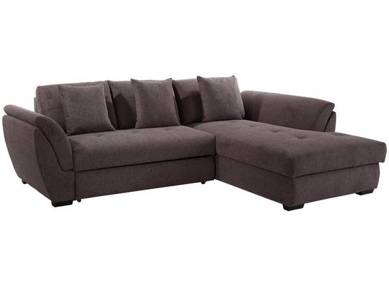 Ecksofa mit Schlaffunktion Berisso, Webstoff - Schwarz/Braun, MODERN, Textil (278/187cm) - Luca Bessoni Ecksofa mit Schlaffunktion Berisso, Webstoff - Schwarz/Braun, MODERN, Textil (278/187cm) - Luca Bessoni