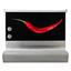 Küchenrollenhalter-Memoboard Peperoni Magnetisch - Edelstahlfarben/Rot, MODERN, Glas/Metall (30/26/15cm) Küchenrollenhalter-Memoboard Peperoni Magnetisch - Edelstahlfarben/Rot, MODERN, Glas/Metall (30/26/15cm)