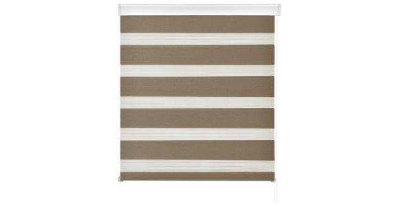 Doppelrollo Emanuel Halbtransparent 90x210 cm - Taupe, MODERN, Textil (90/210cm) - Luca Bessoni