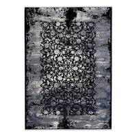 Webteppich Colorado Flower - Dunkelgrau/Hellgrau, Design, Textil (67/130cm) - Musterring