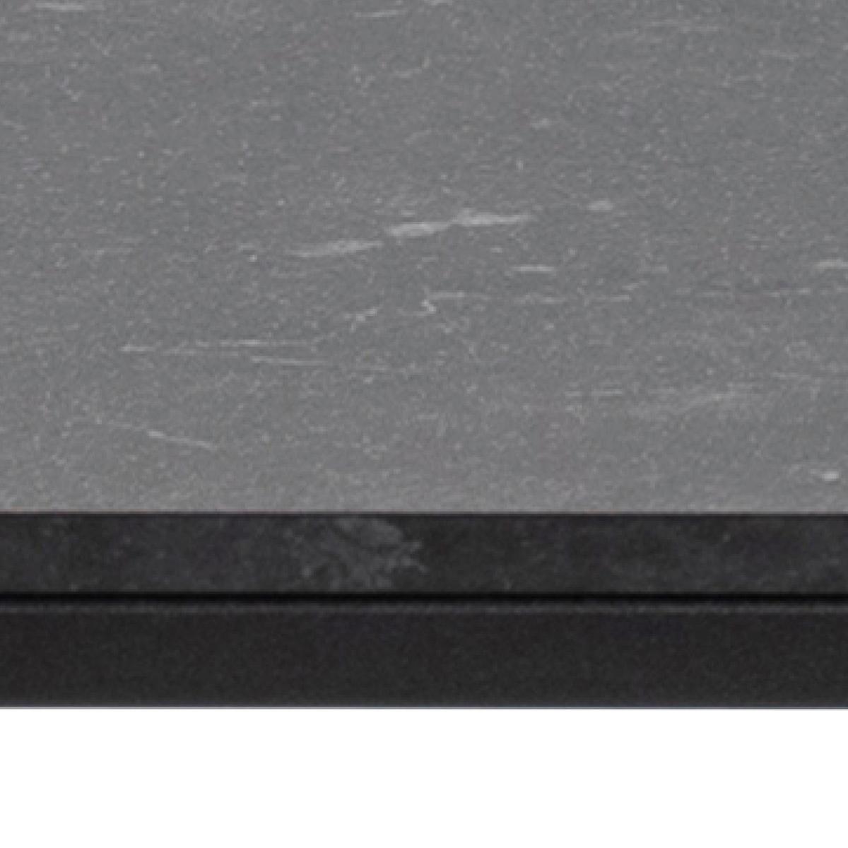 Couchtisch Infinity, Schwarz - Schwarz, KONVENTIONELL, Holzwerkstoff/Metall (120/60/48cm) - MID.YOU