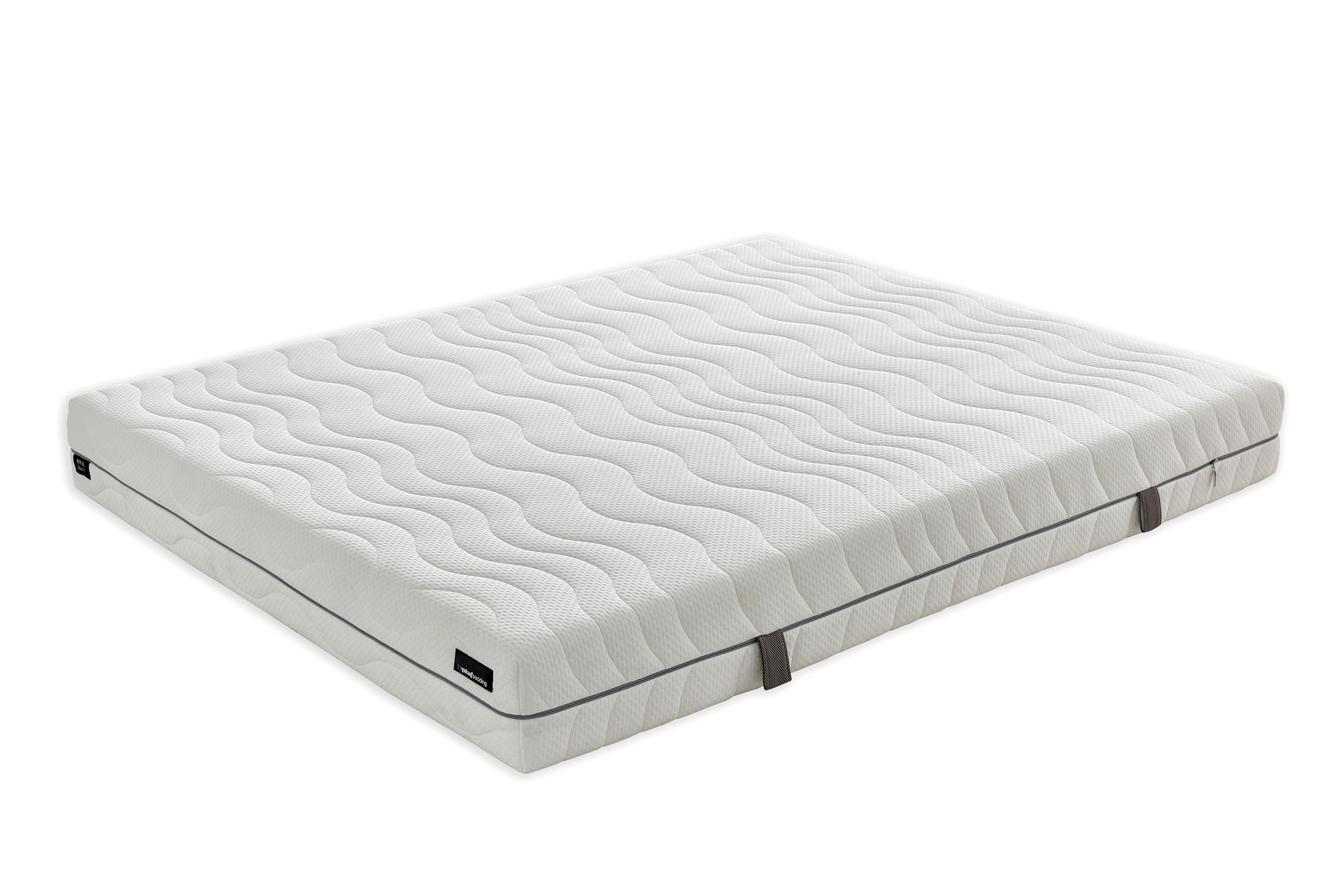 Komfortschaummatratze Royal Comfort 80x200 cm H2 H: 22 cm - Weiß, Basics, Textil (80/200cm) - Yatas