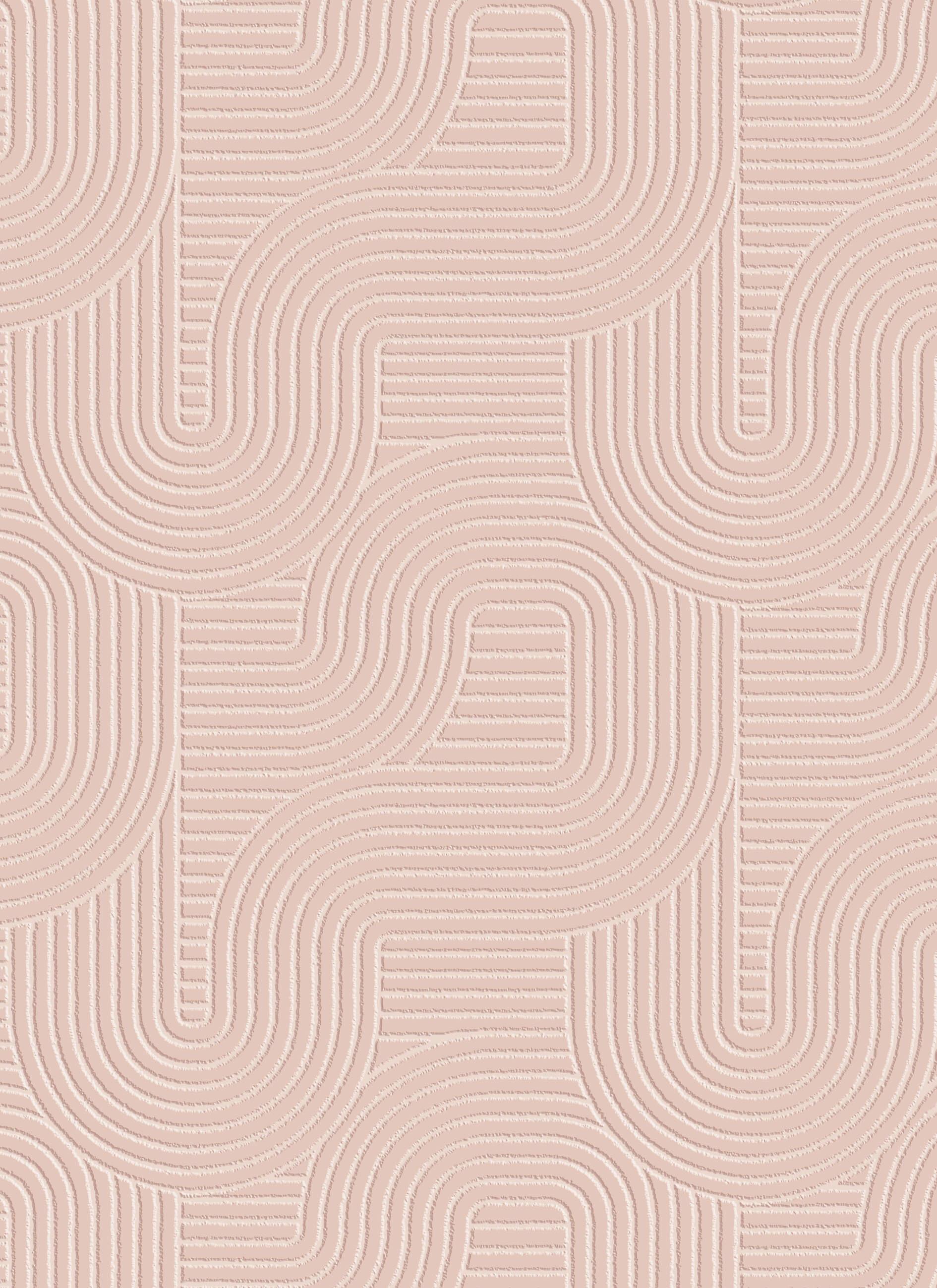 TKANÝ KOBEREC ZEN WEAVE - ružová, Konventionell, textil (160/220cm) - Mömax