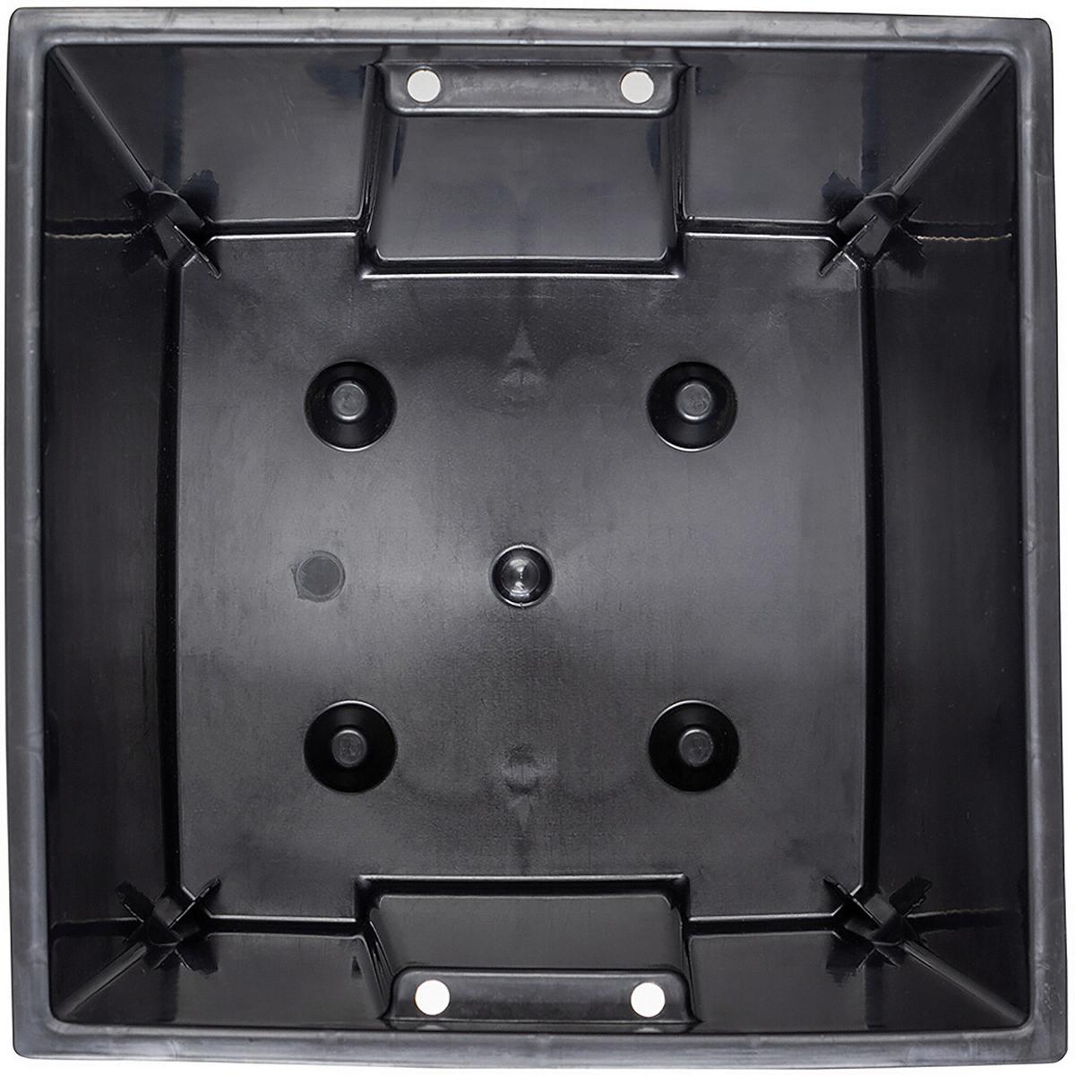 Pflanzentopf Anthrazit B: 40 cm - Anthrazit, Basics, Kunststoff (40/75/40cm) - Siena Garden