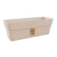 Műanyag Balkonláda Ethica - krémszínű, Basics, műanyag (18/17/50cm)