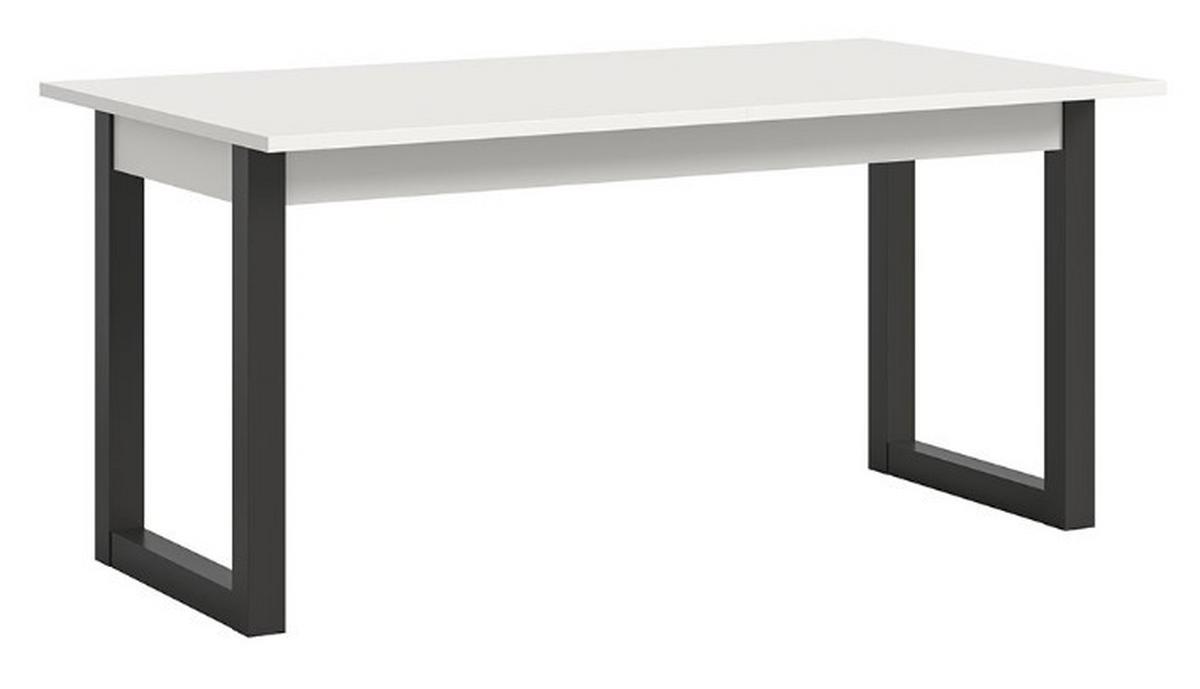 Esstisch Seattle Az Dekor Weiß, B: 150-190 cm - Anthrazit/Weiß, KONVENTIONELL, Holzwerkstoff (150-190/76/90cm) - MID.YOU