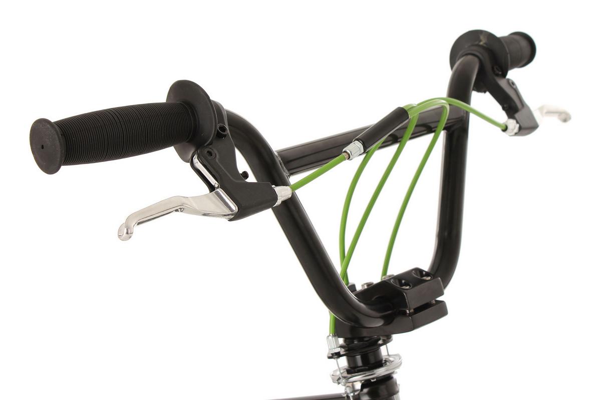 Bmx Bmx Freestyle 20 Zoll - Schwarz/Grün, Basics, Metall - Atrigo