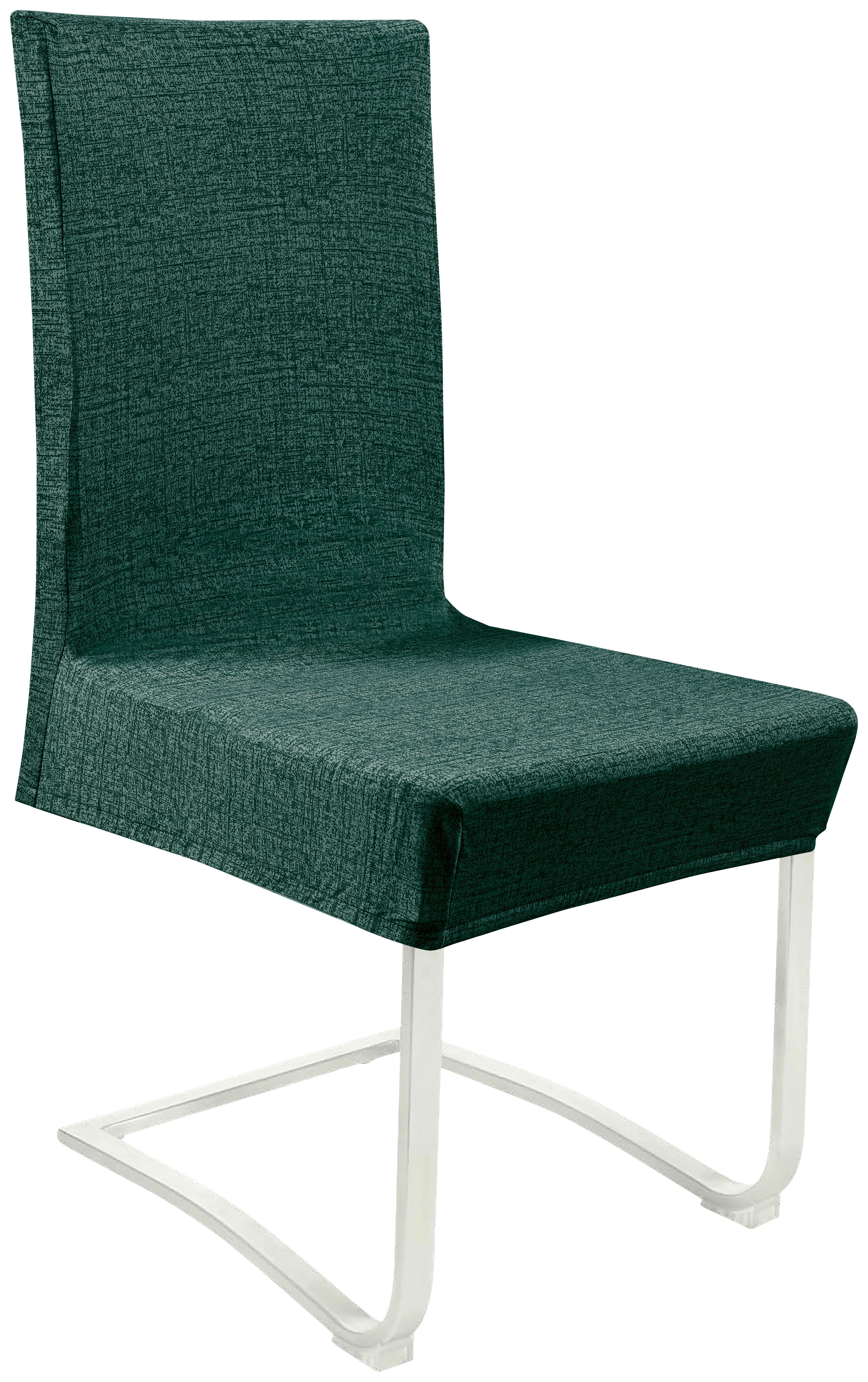 Stuhlhusse Jenny - Grün, MODERN, Textil (48/48/64cm) - Luca Bessoni