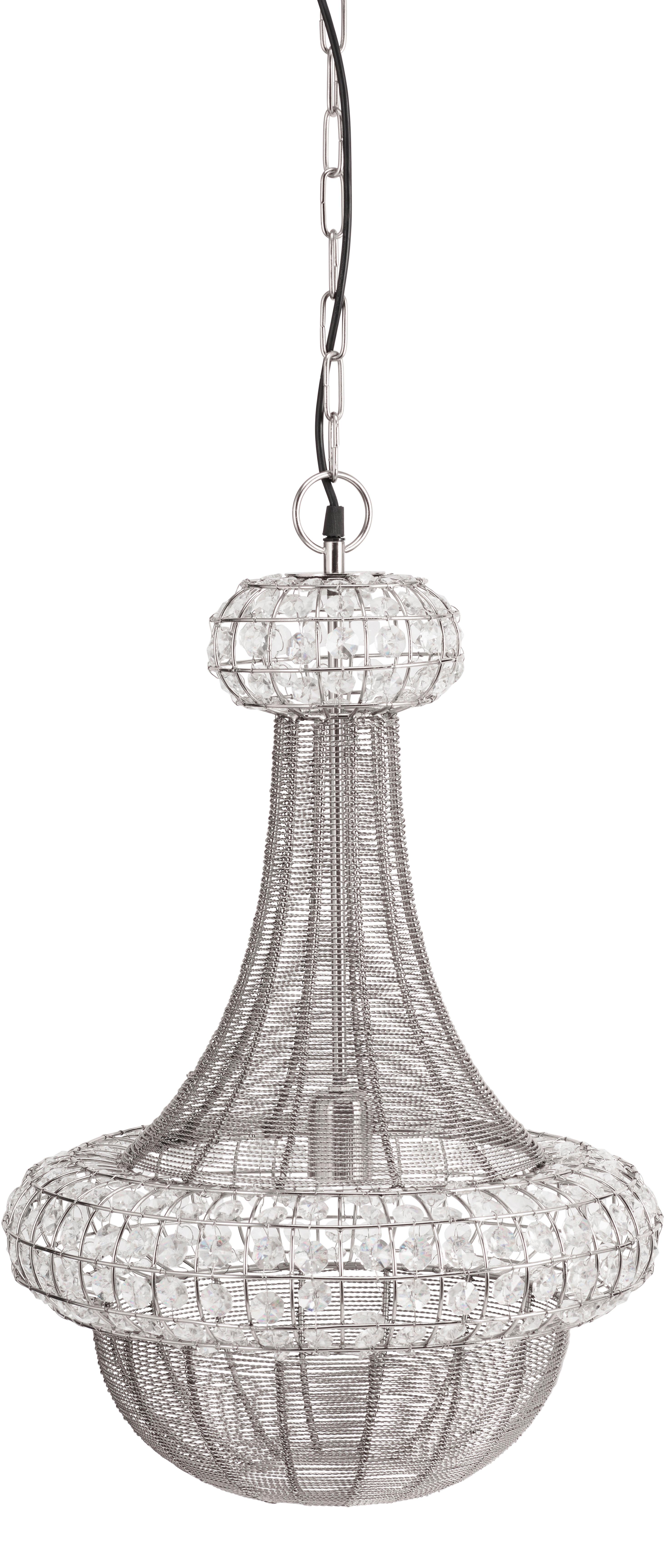 Kronleuchter 3484201 Saba - Silberfarben, KONVENTIONELL, Metall (42/70/42cm)