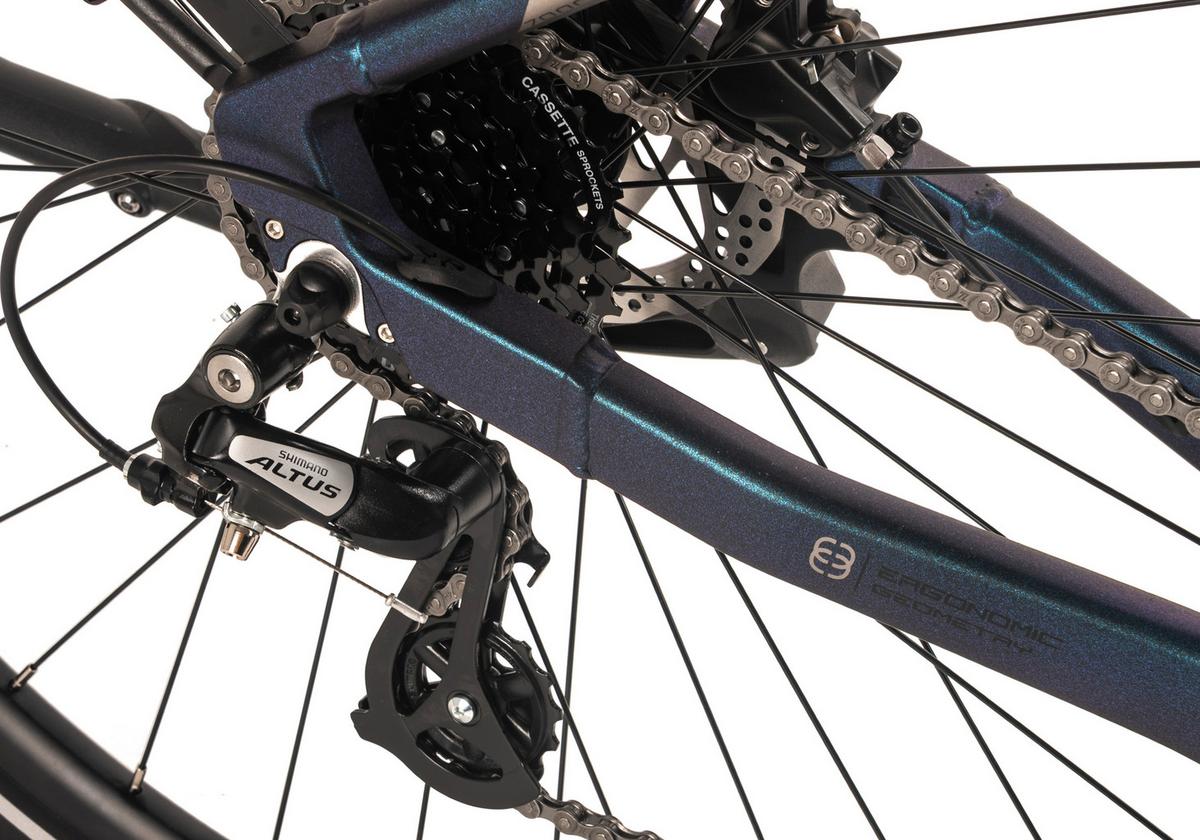 E-trekkingbike 28'' Blau - Blau, LIFESTYLE, Metall (180/70/100cm)