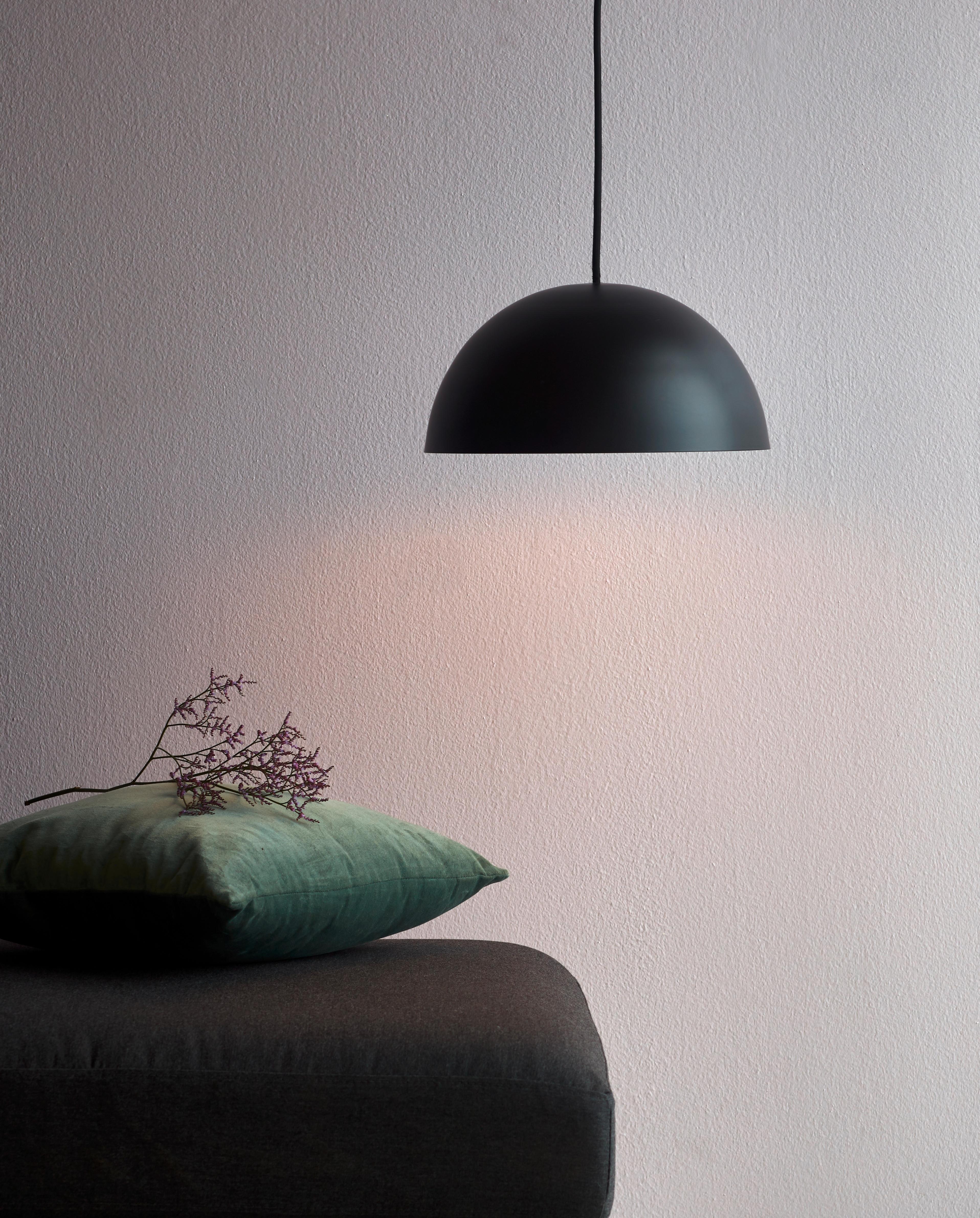Hängeleuchte Ellen Schwarz D: 30 cm - Schwarz, Basics, Metall (30/220cm) - Nordlux