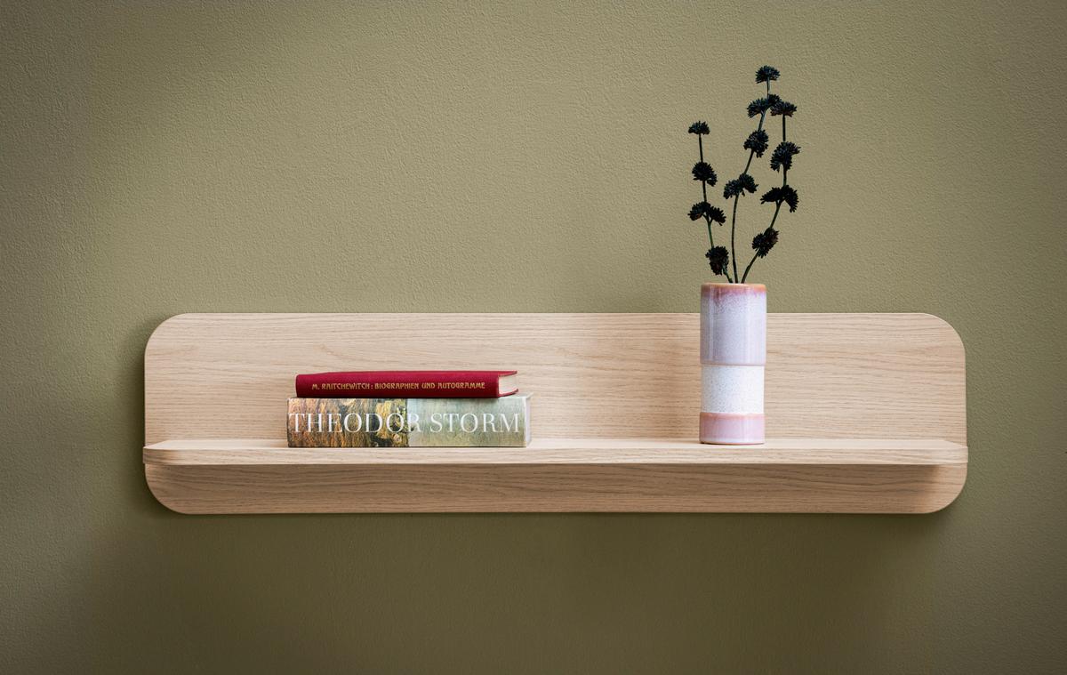 Wandboard Torsby Eichefarben B: 90 cm - Eichefarben, Design, Holzwerkstoff (90/22/19cm) - Livetastic