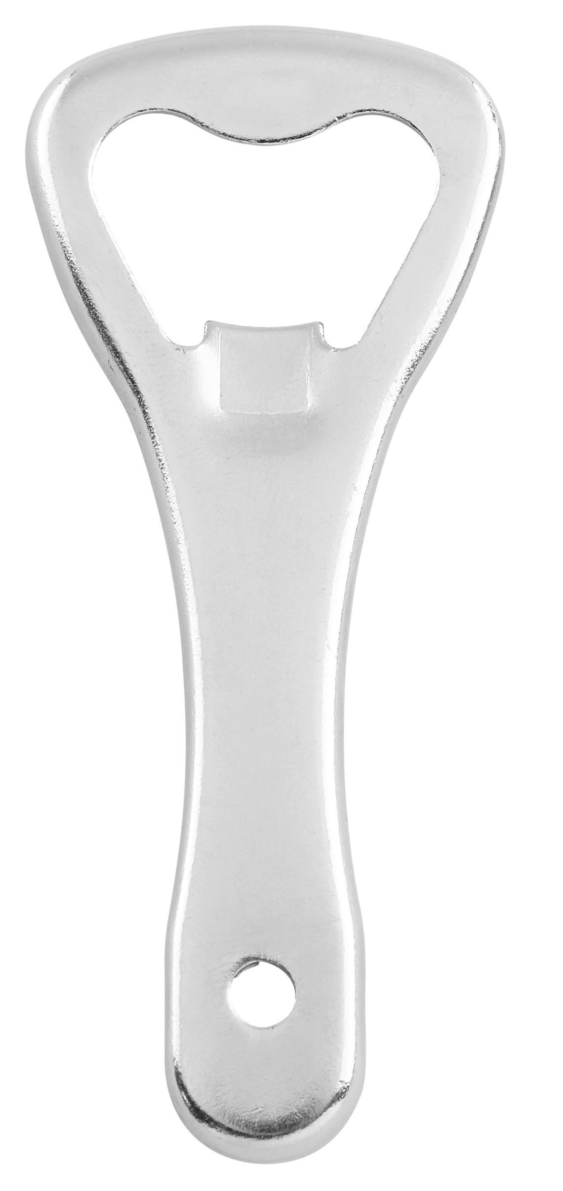 Otvárač na fľaše LINUS - sivá, Konventionell, kov (9cm)
