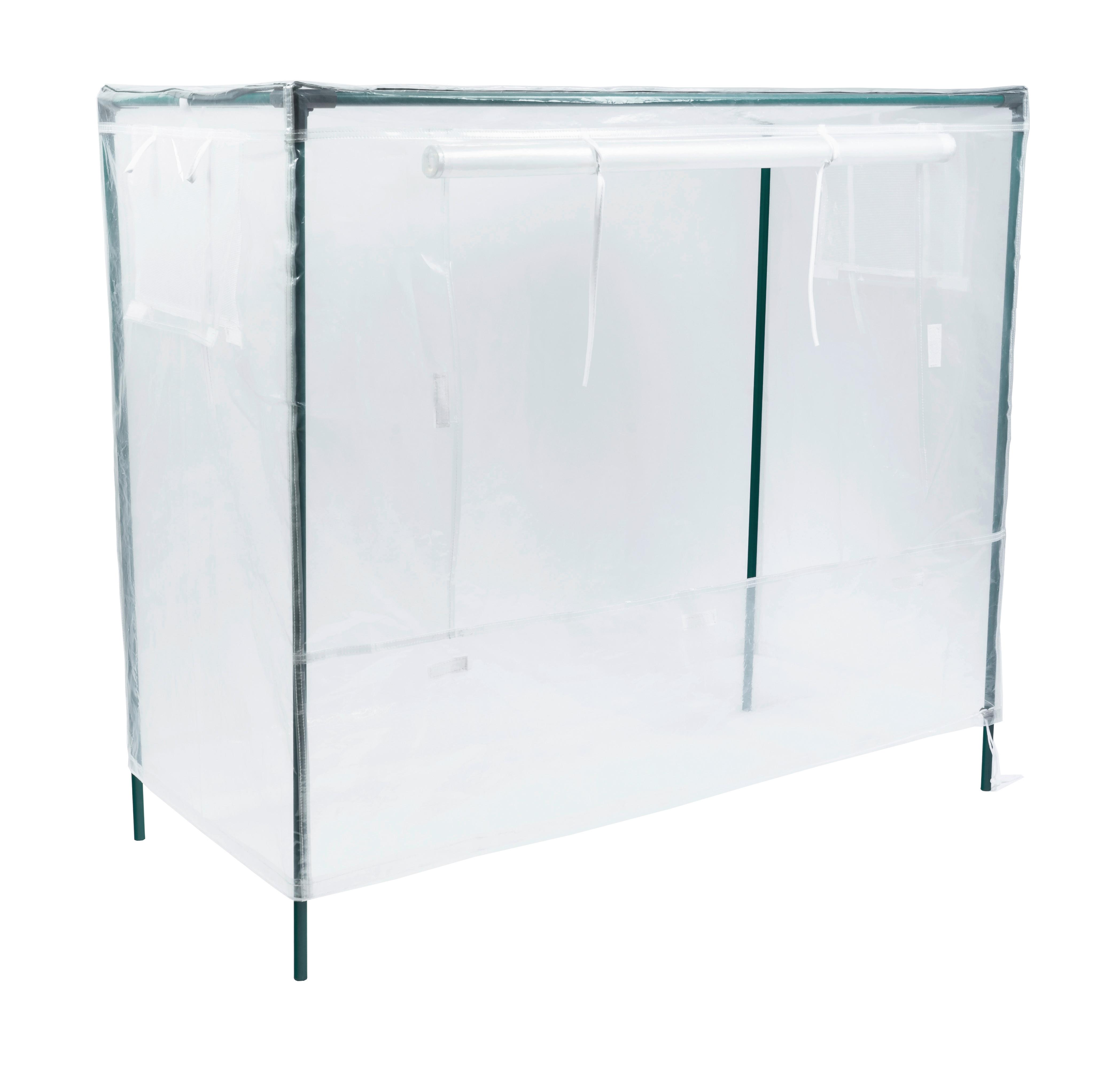 Hochbeet-erweiterung Abdeckung - Transparent, Basics, Kunststoff (55/105/118cm)
