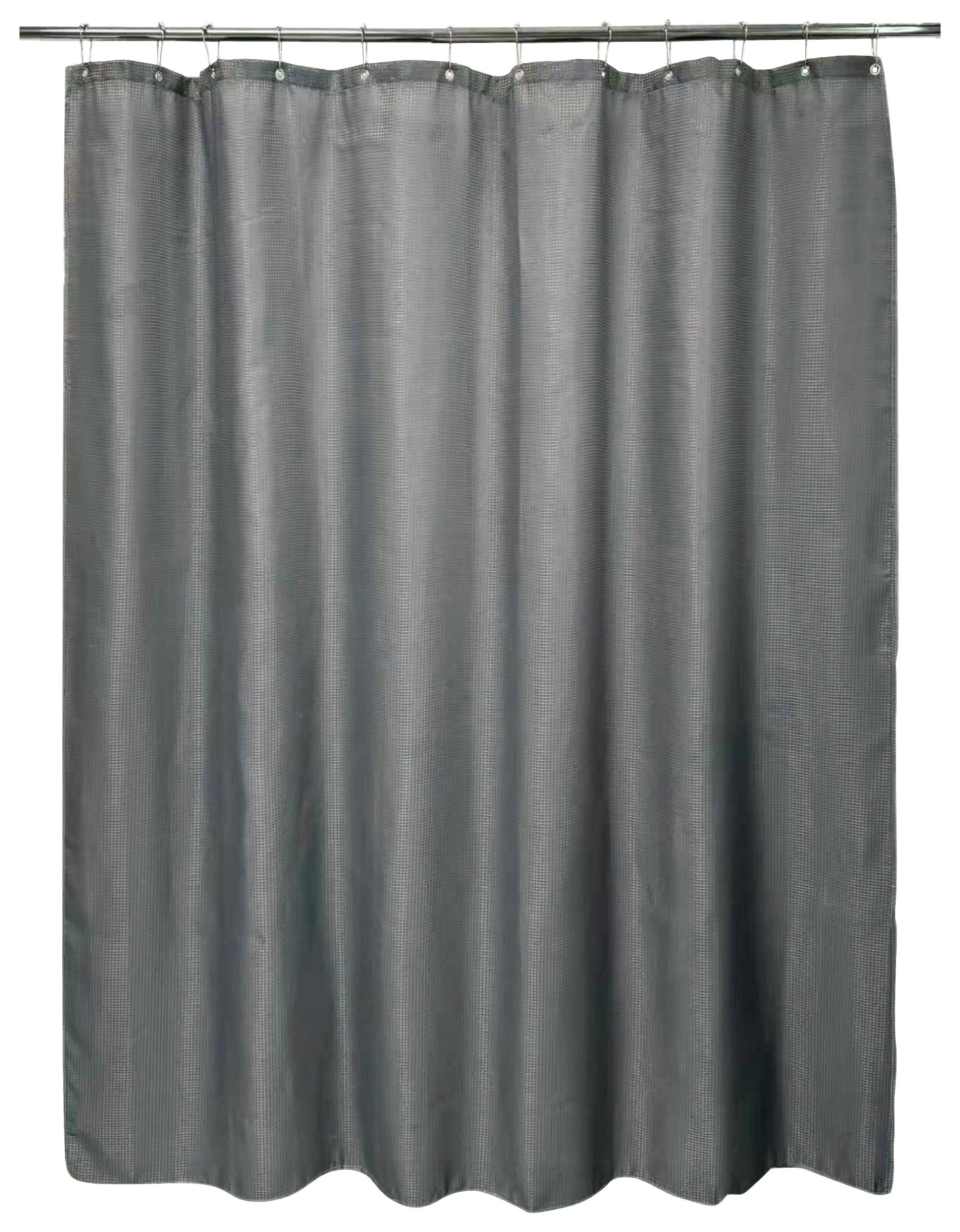 Duschvorhang Kathy - Anthrazit, MODERN, Textil (180/200cm) - Luca Bessoni