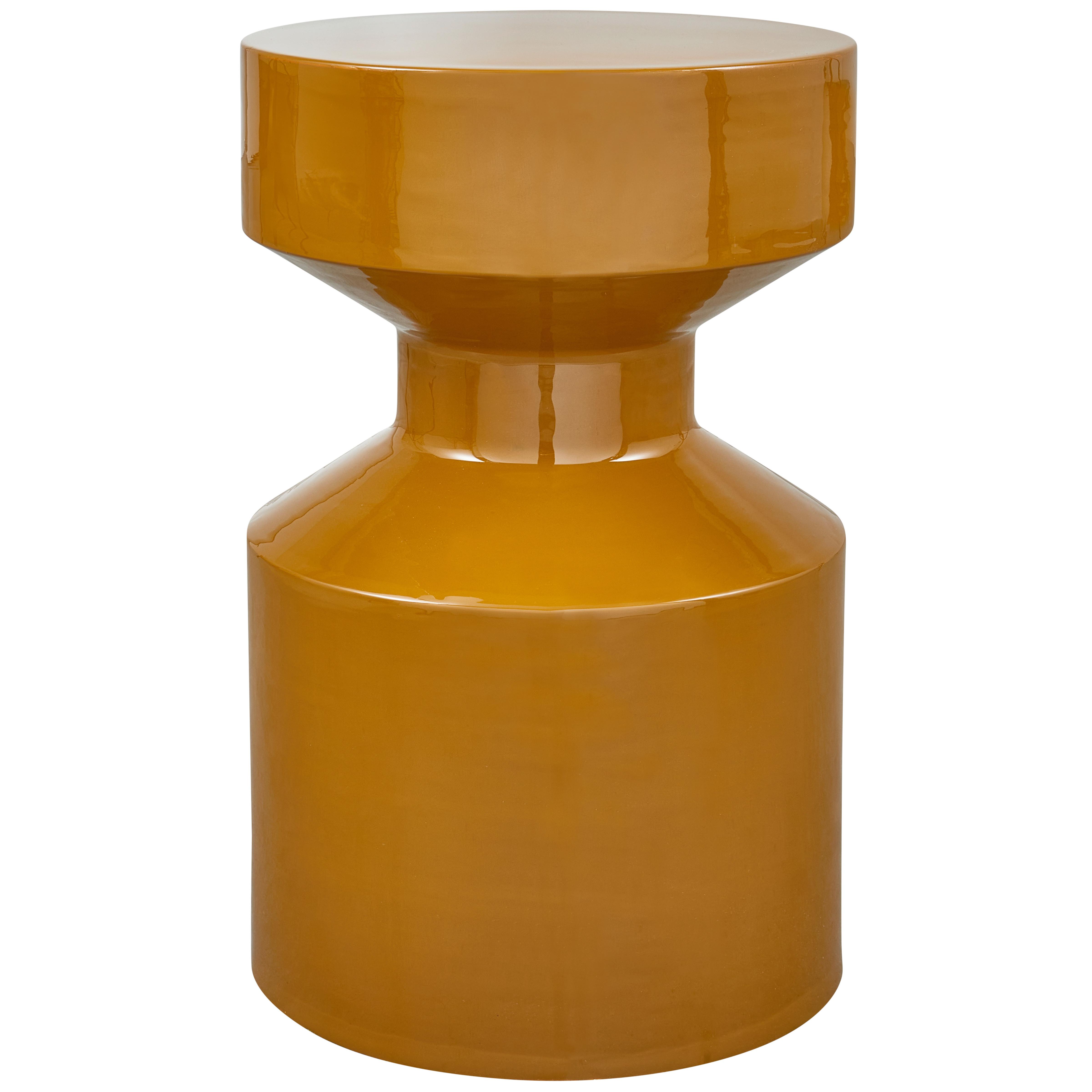 Beistelltisch Ferry Honig B: 30 cm - Honig, Design, Metall (30/30/47cm) - Livetastic