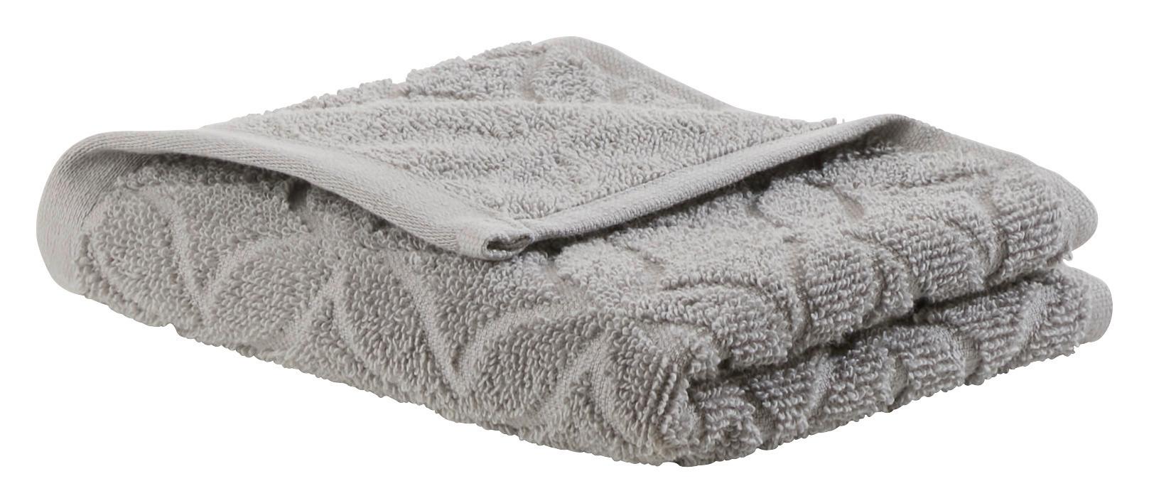 Ručník Pro Hosty Naime, 30/50cm, Šedá - šedá, Lifestyle, textil (30/50cm) - Modern Living