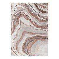 Webteppich MY BOLOGNA 461 TERRA 140 X 200 - Terracotta/Creme, KONVENTIONELL, Kunststoff/Textil (140/200cm) - Obsession