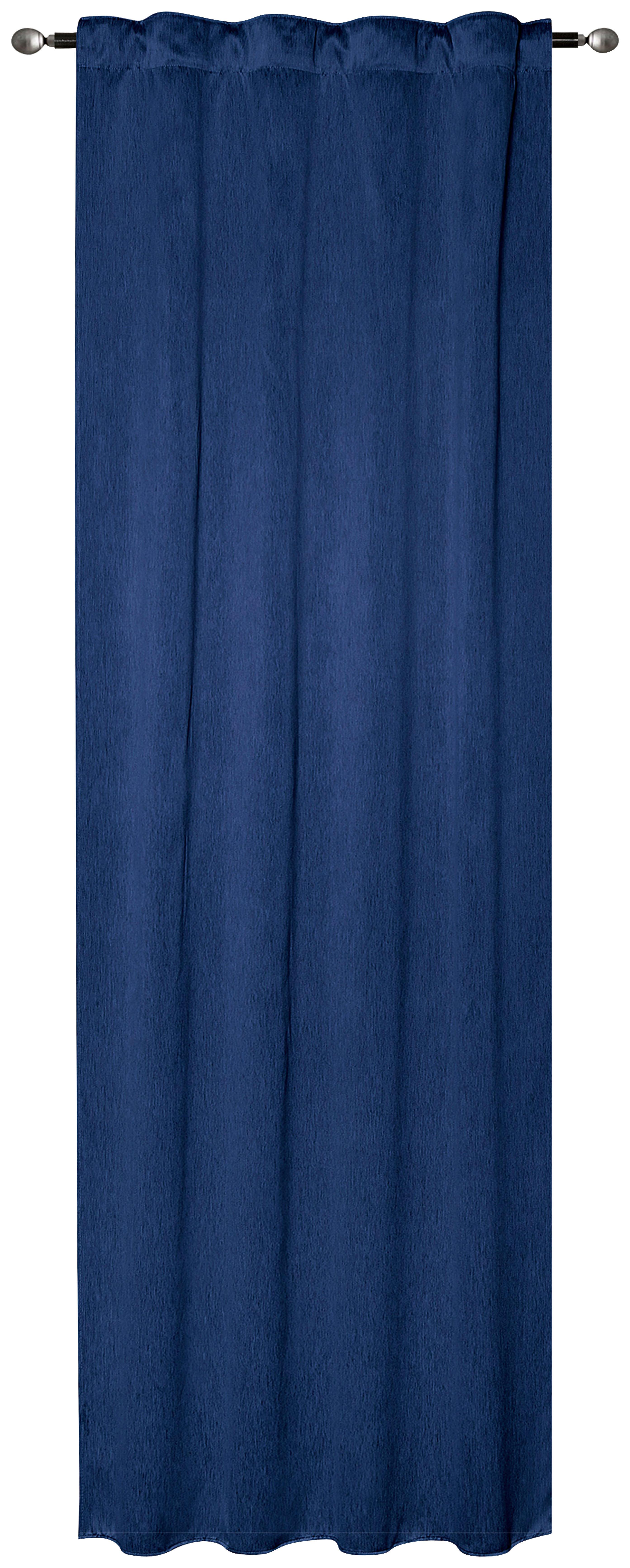 Verdunkelungsvorhang Mara - Blau, ROMANTIK / LANDHAUS, Textil (135/245cm) - James Wood