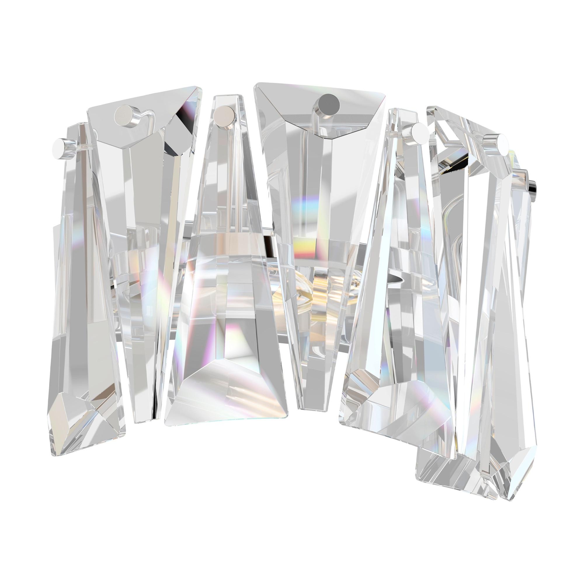 Wandleuchte Puntes - Chromfarben, Trend, Metall (15.3/16/25.6cm) - MAYTONI
