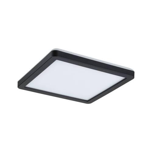 LED-Paneel L: 19 cm mit Schwarzem Rahmen - Schwarz, Basics, Kunststoff (19/19/2,8cm) - Paulmann
