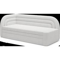 Récamiere Fabillo Links Weiß, B: 86 Cm - Schwarz/Weiß, Design, Textil (86/80/223cm) - P & B