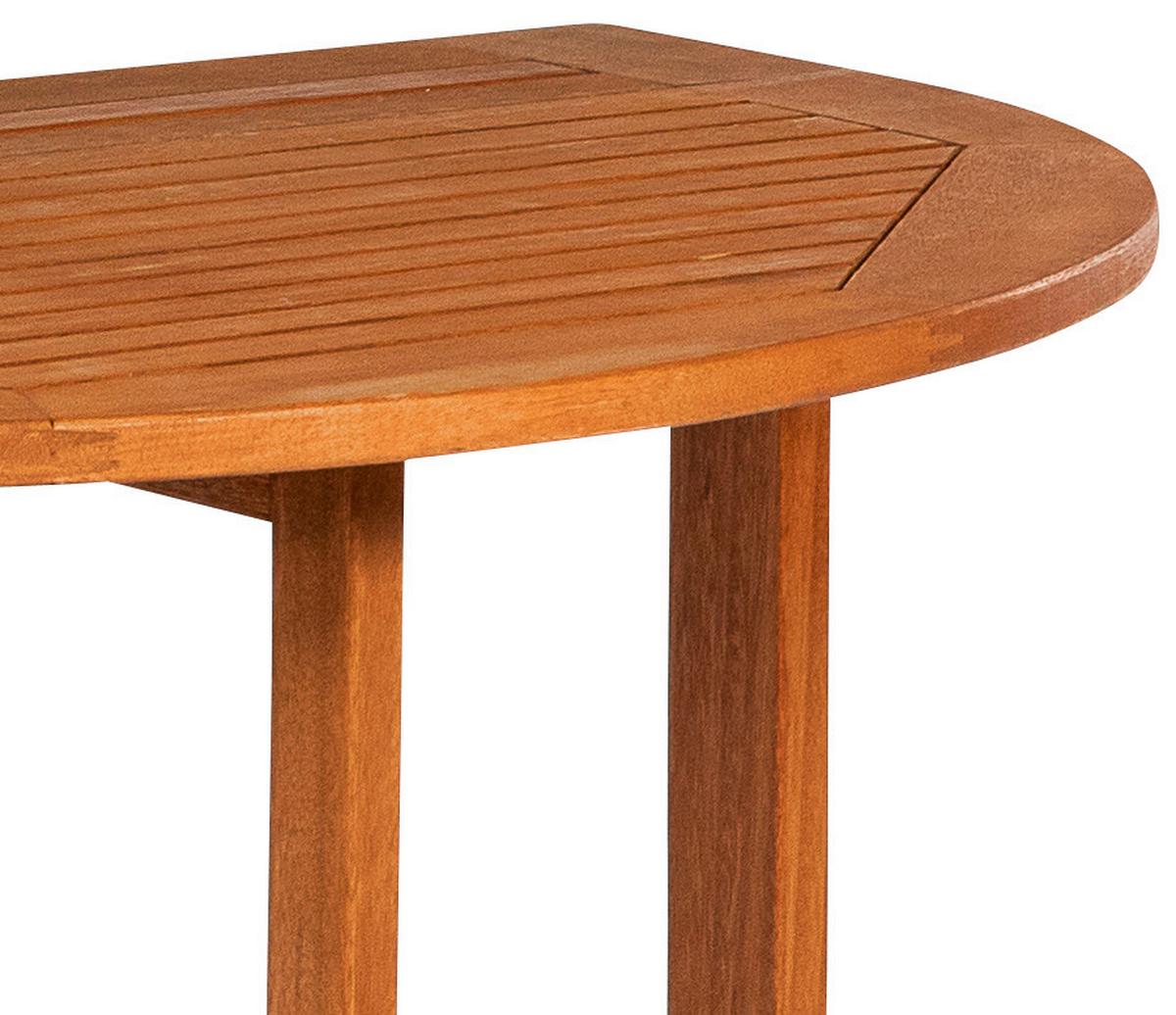 Gartentisch Klappbar Echtholz L: 90 cm - Naturfarben, KONVENTIONELL, Holz (90/72/60cm) - Gardenson