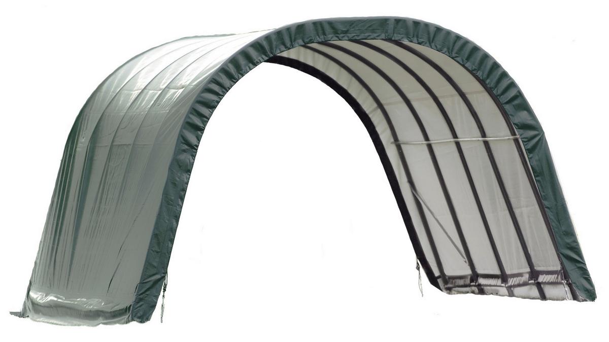 Zeltgarage Shelterlogic - Dunkelgrün, Basics, Kunststoff (610/370/250cm)