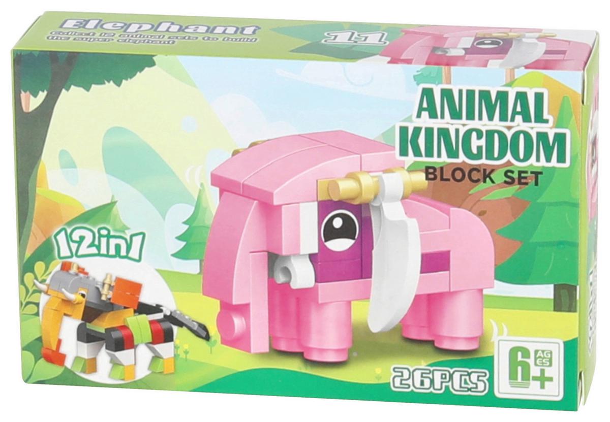 Bausteine Zootiere - Blau/Dunkelgrau, Basics, Kunststoff (12,5/7/3cm)