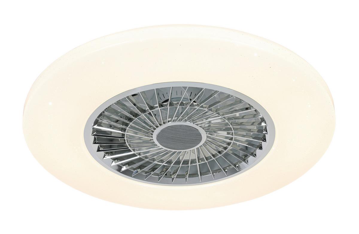 STROPNÉ LED SVIETIDLO LUFTIKU - biela/chrómová, Konventionell, kov/plast (58/14,5cm) - Premium Living