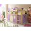Spielbett Malte 90x200 cm Lila/Beige - Beige/Lila, Natur, Holz (90/200cm) - MID.YOU Spielbett Malte 90x200 cm Lila/Beige - Beige/Lila, Natur, Holz (90/200cm) - MID.YOU