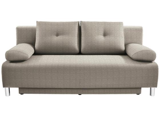 Boxspringsofa Ines B: 203 cm - Chromfarben/Beige, MODERN, Holz/Textil (203/96/102cm) - Luca Bessoni Boxspringsofa Ines B: 203 cm - Chromfarben/Beige, MODERN, Holz/Textil (203/96/102cm) - Luca Bessoni